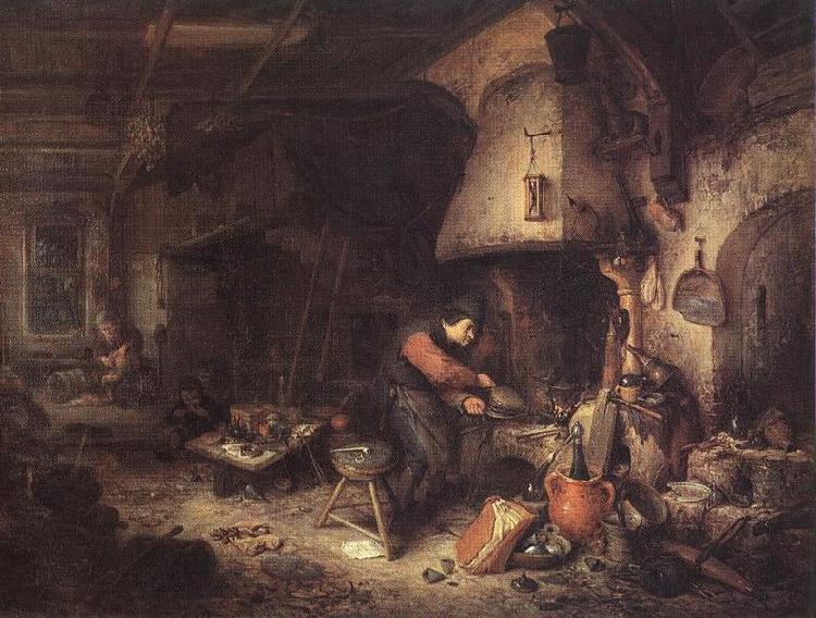 Adriaen van ostade Alchemist Germany oil painting art